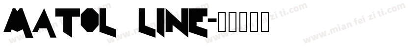 Matol Line字体转换